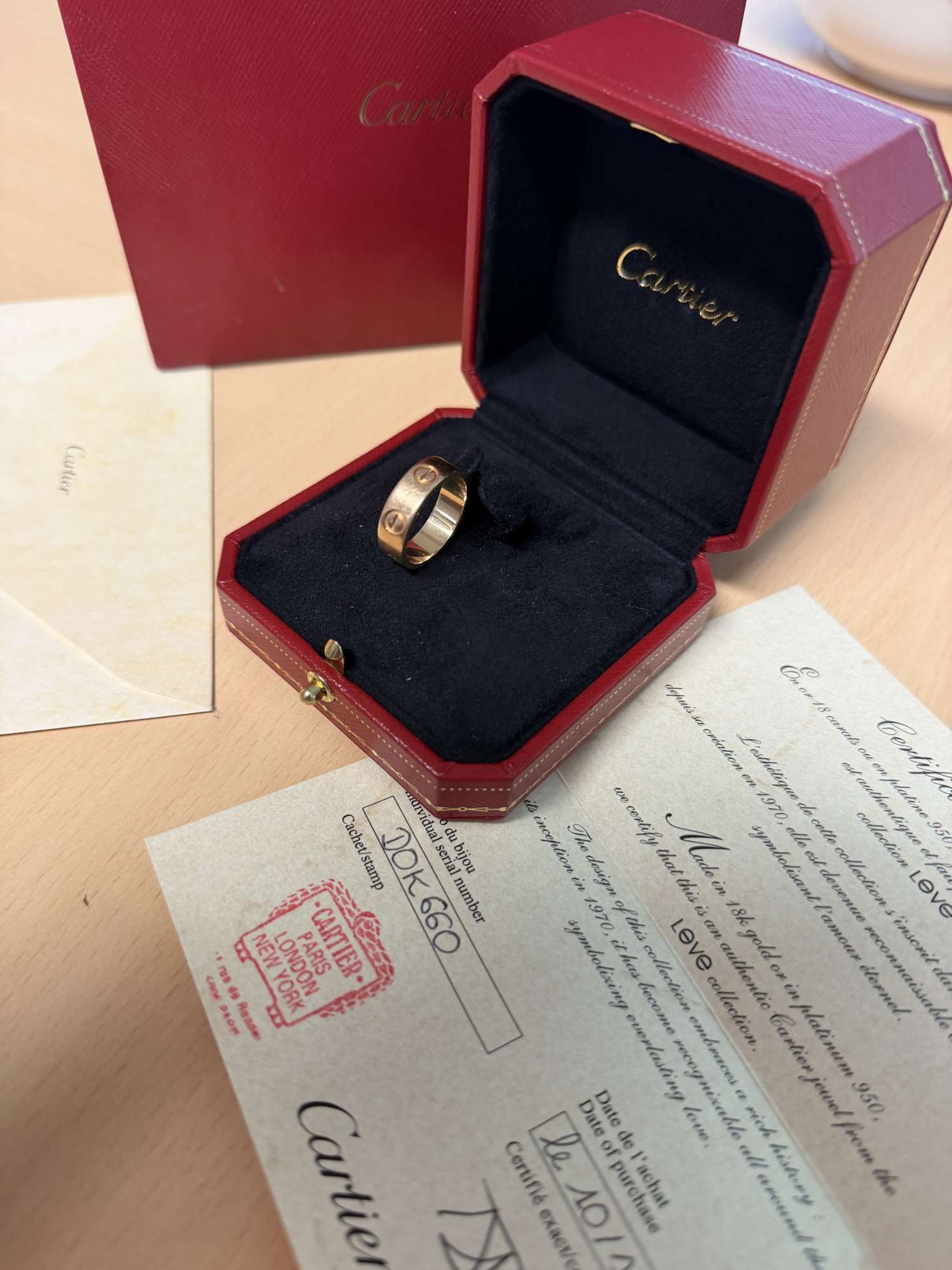 Cartier love prsteň