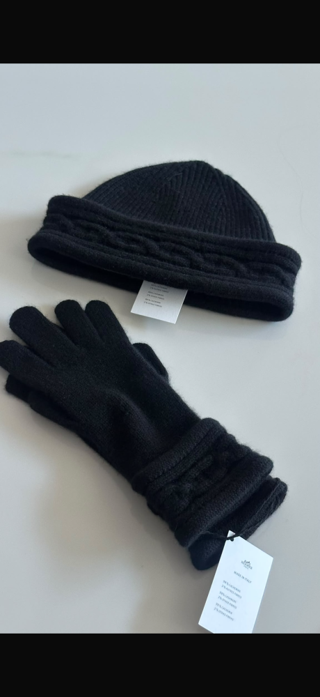Hermes Set ciapka a rukavice