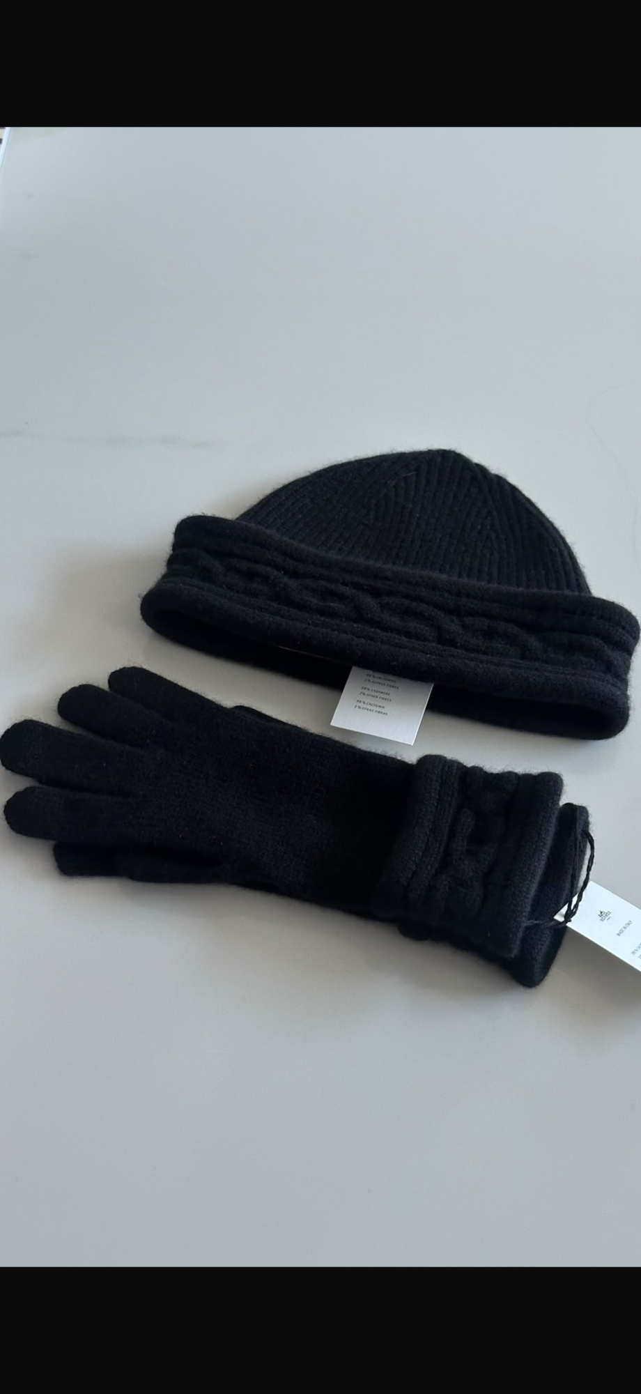 Hermes Set ciapka a rukavice