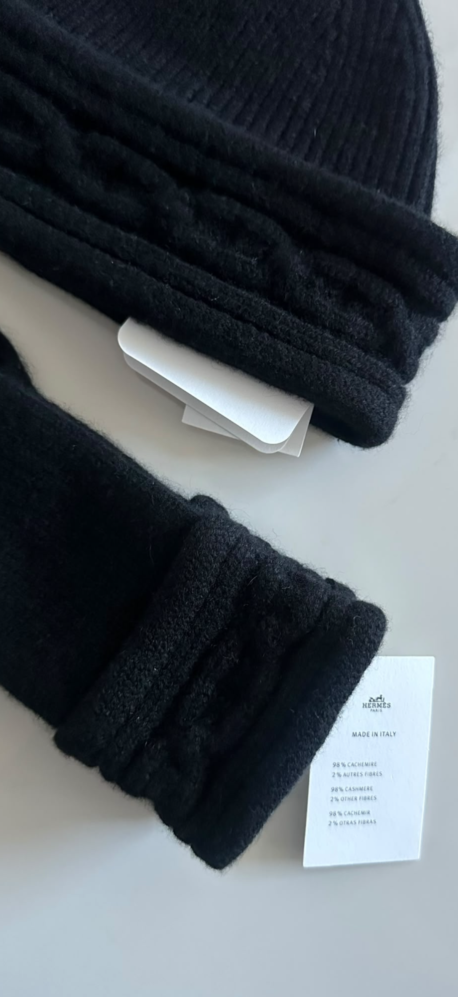 Hermes Set ciapka a rukavice