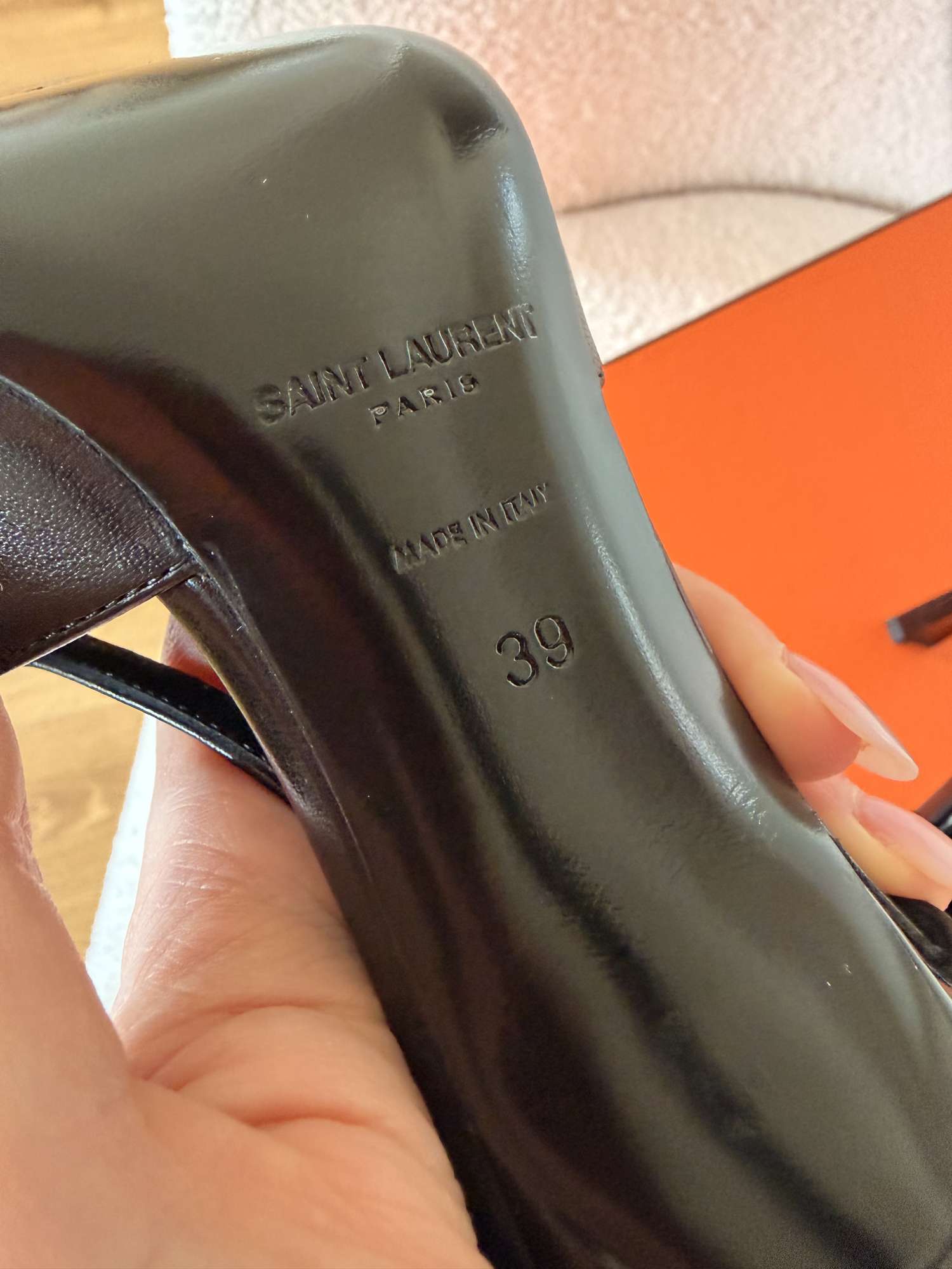 Saint Laurent Jeanne Slingback Pumps | veľ. 39 | Nenosené