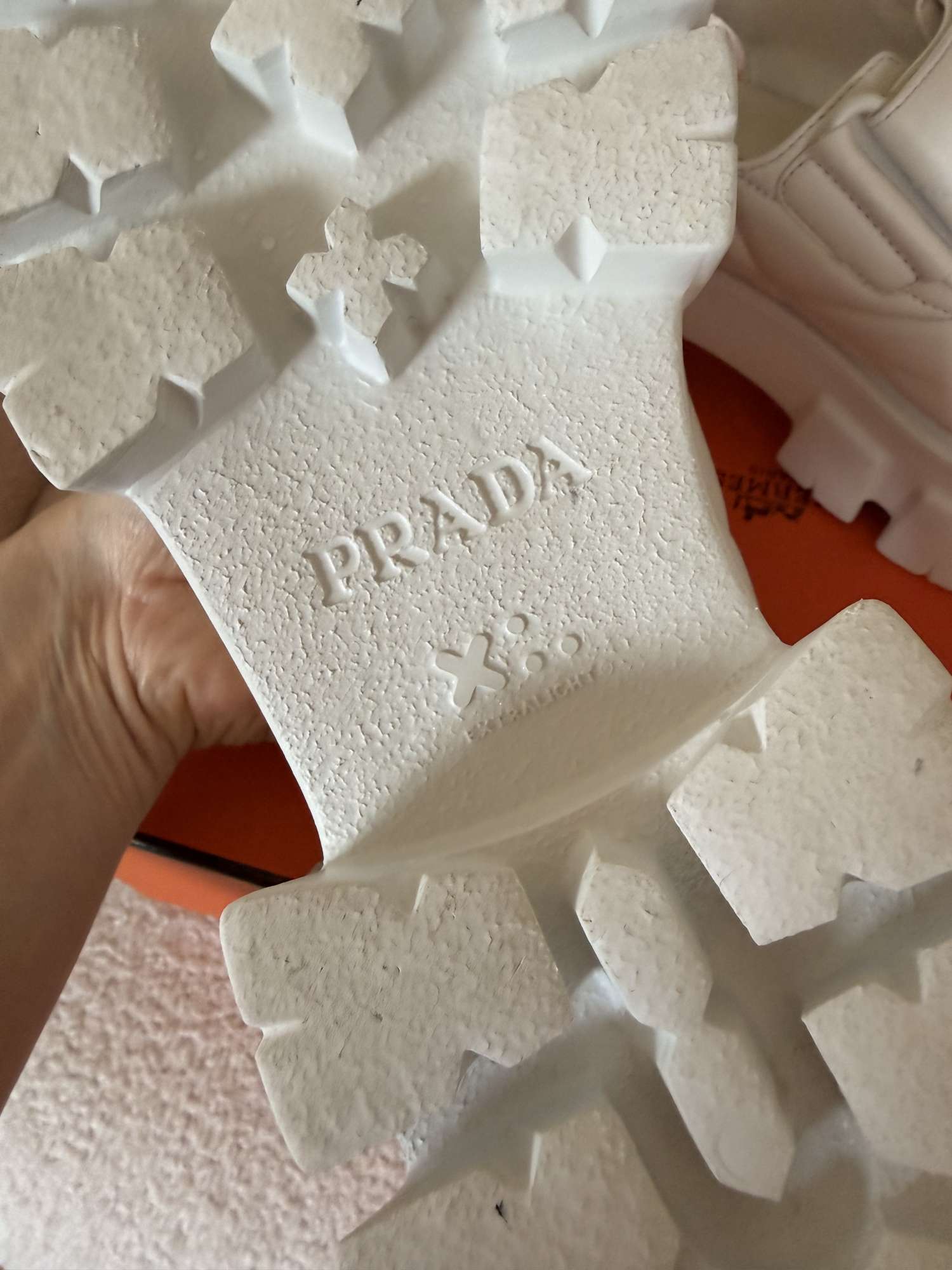PRADA Monolith Nappa Leather Sandals | 39