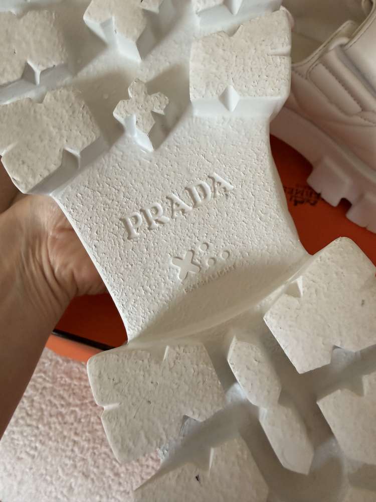 PRADA Monolith Nappa Leather Sandals | 39