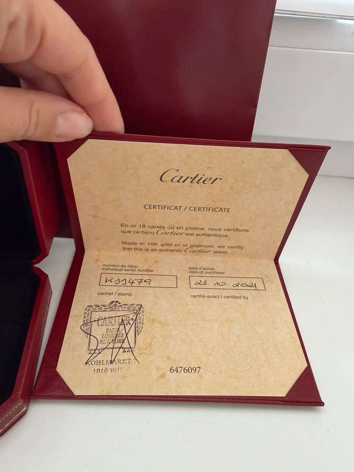 Cartier lovr prsteň