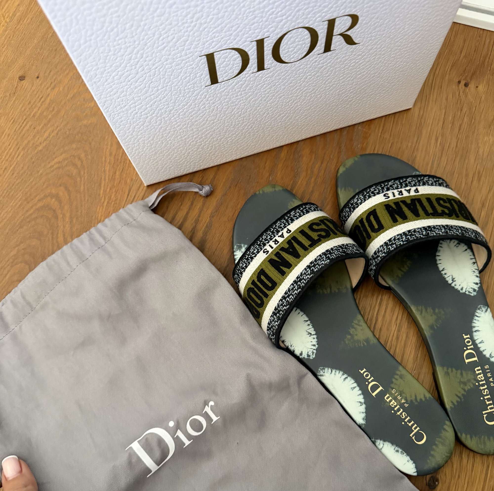 Dámske šľapky Christian Dior Dway 36,5