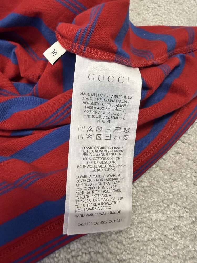 Detske unisex tricko Gucci velkost 10
