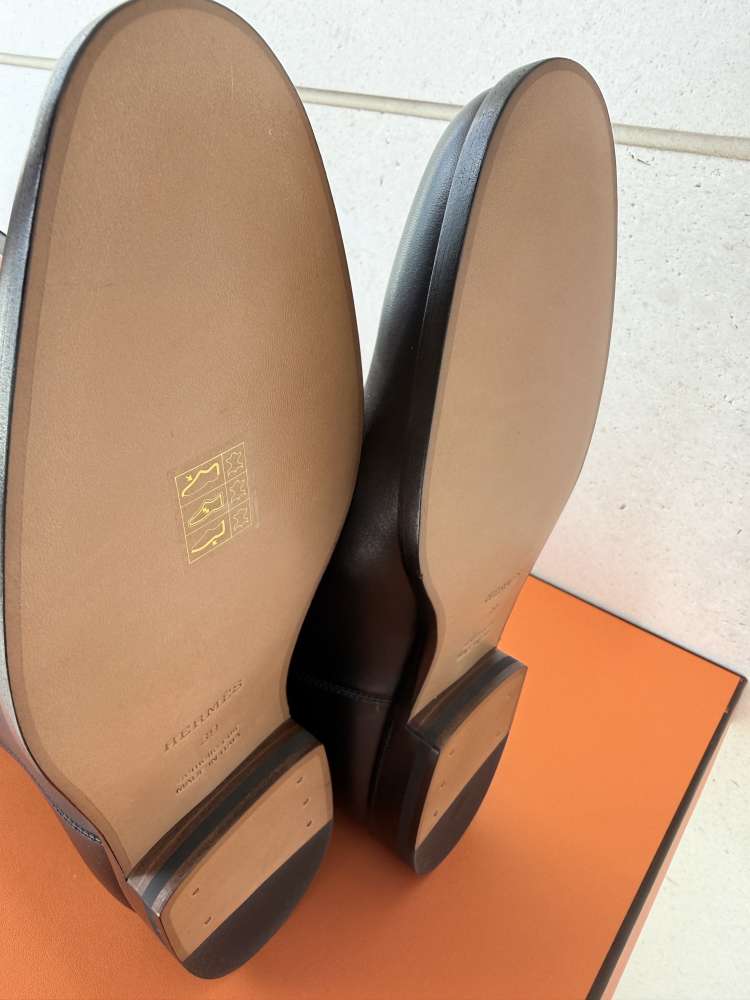 Hermès High Boots with Kelly lock