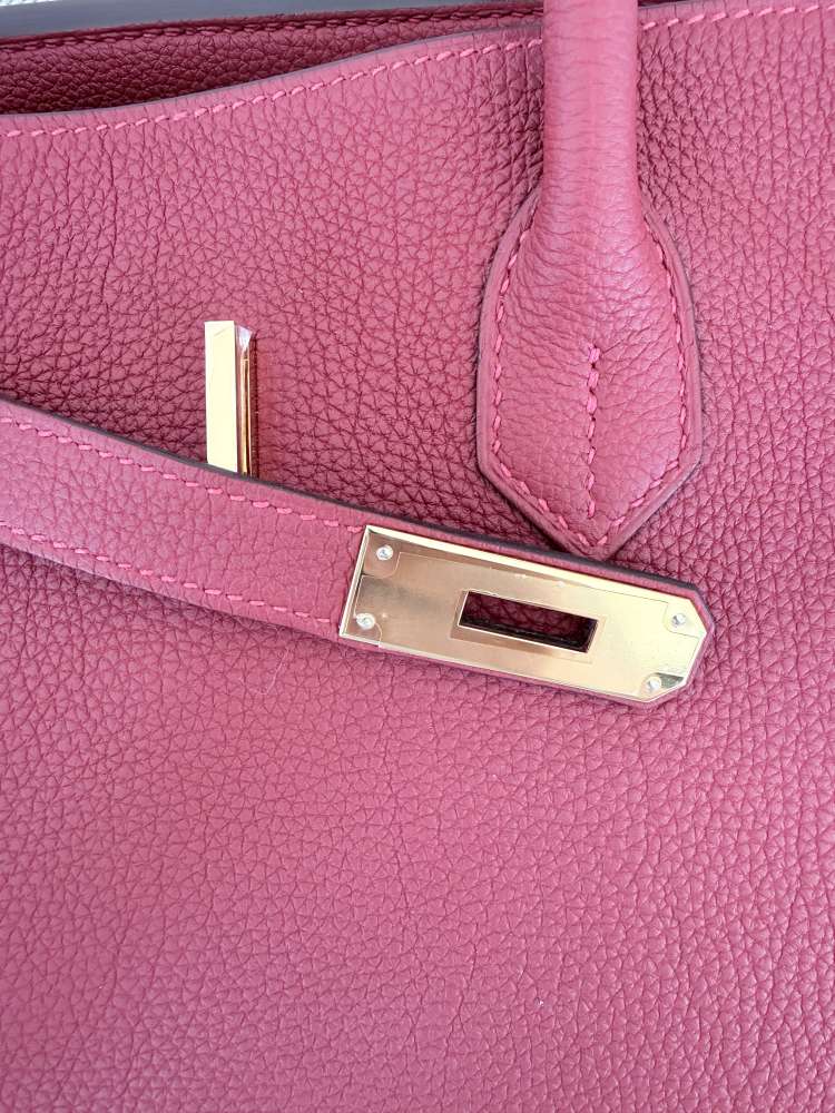 Hermès Birkin 35 Togo Rouge Vif Gold Hardware