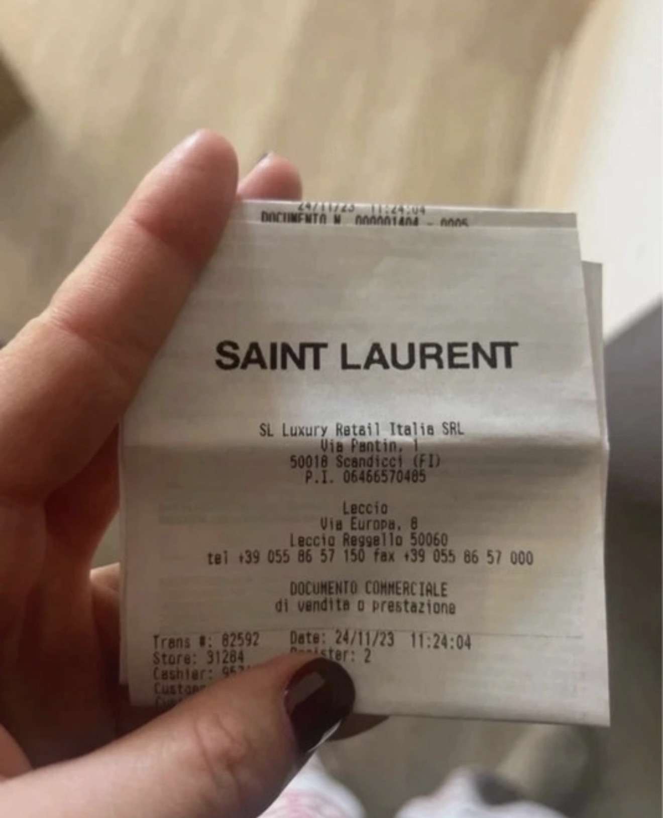 YSL kabelka