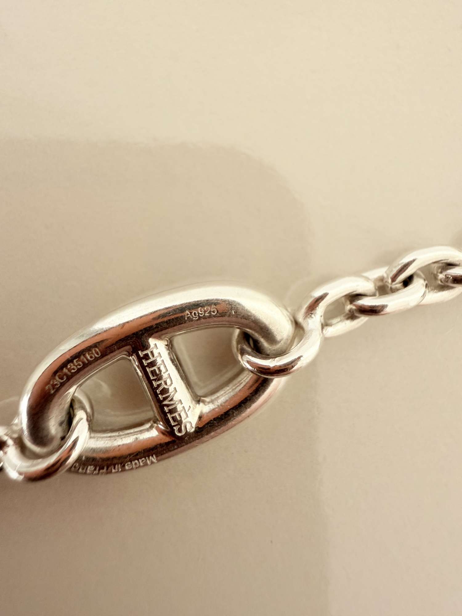 HERMÈS FARANDOLE 120 – Luxusný strieborný náhrdelník | Nenosený