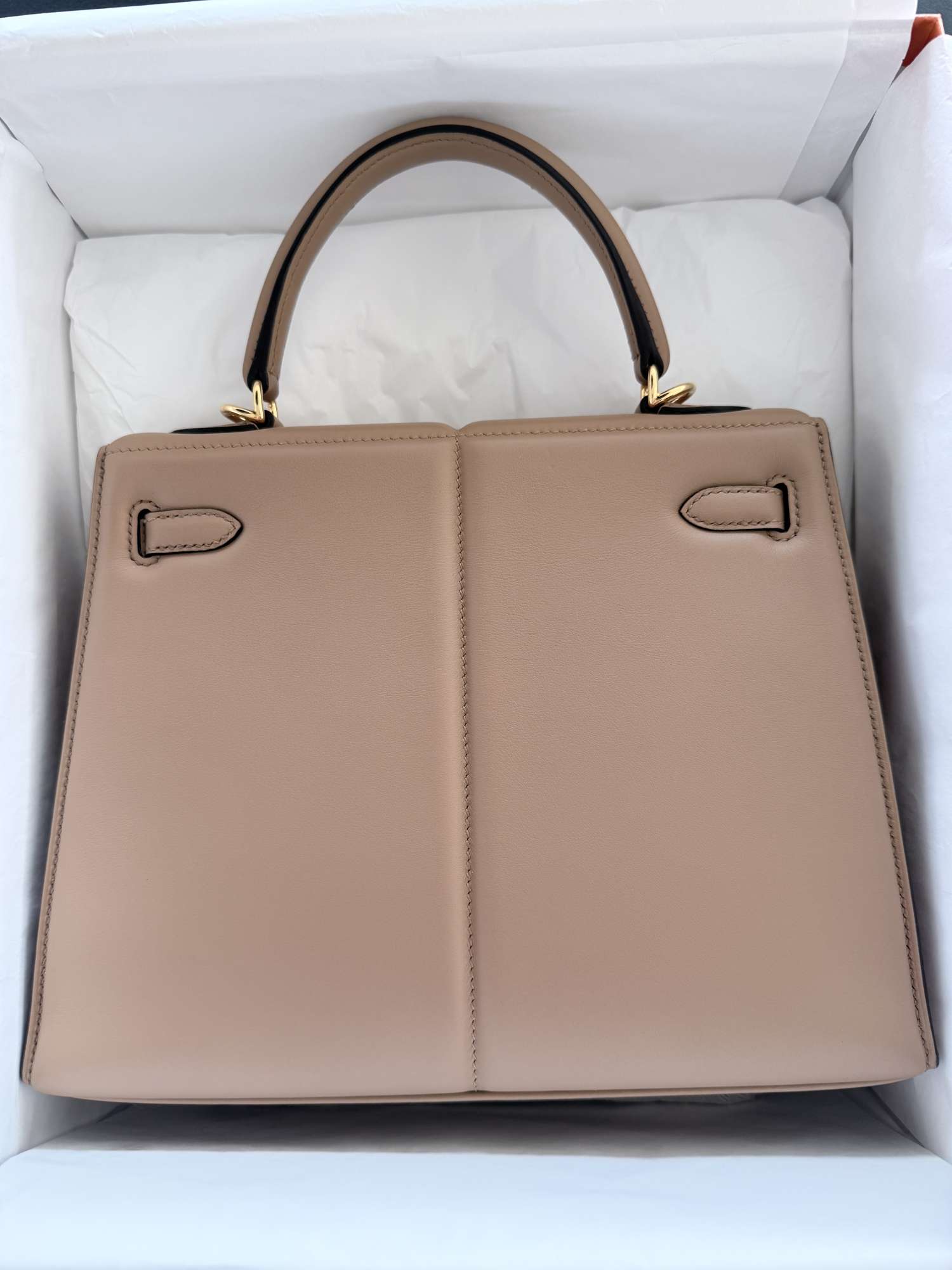 Hermès Kelly 25 Sellier Limited Padded Chai Gold
