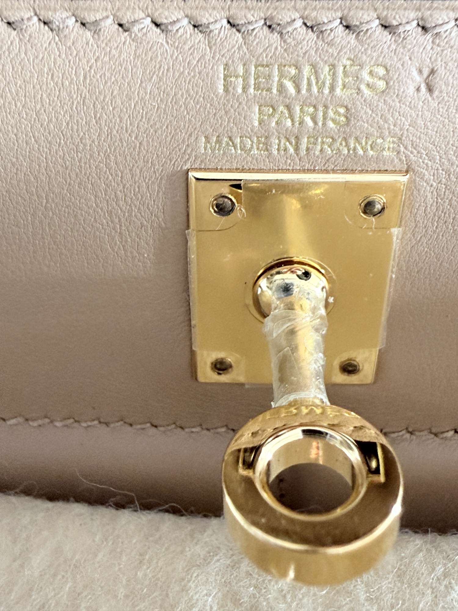 Hermès Kelly 25 Sellier Limited Padded Chai Gold