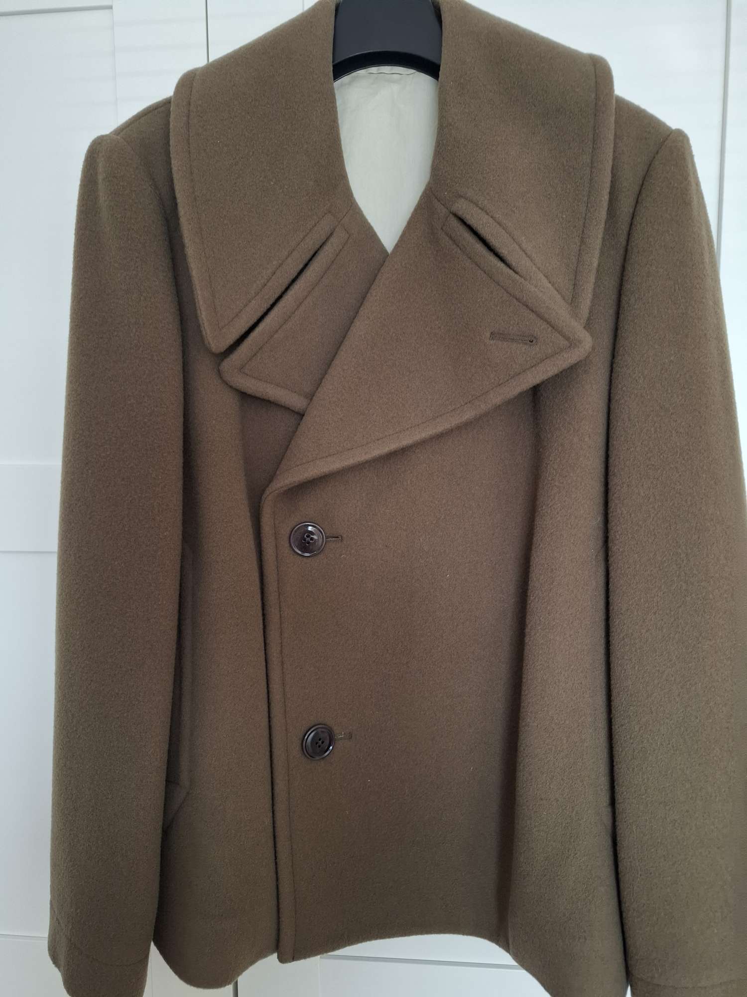 Lemaire Cropped Wool Coat