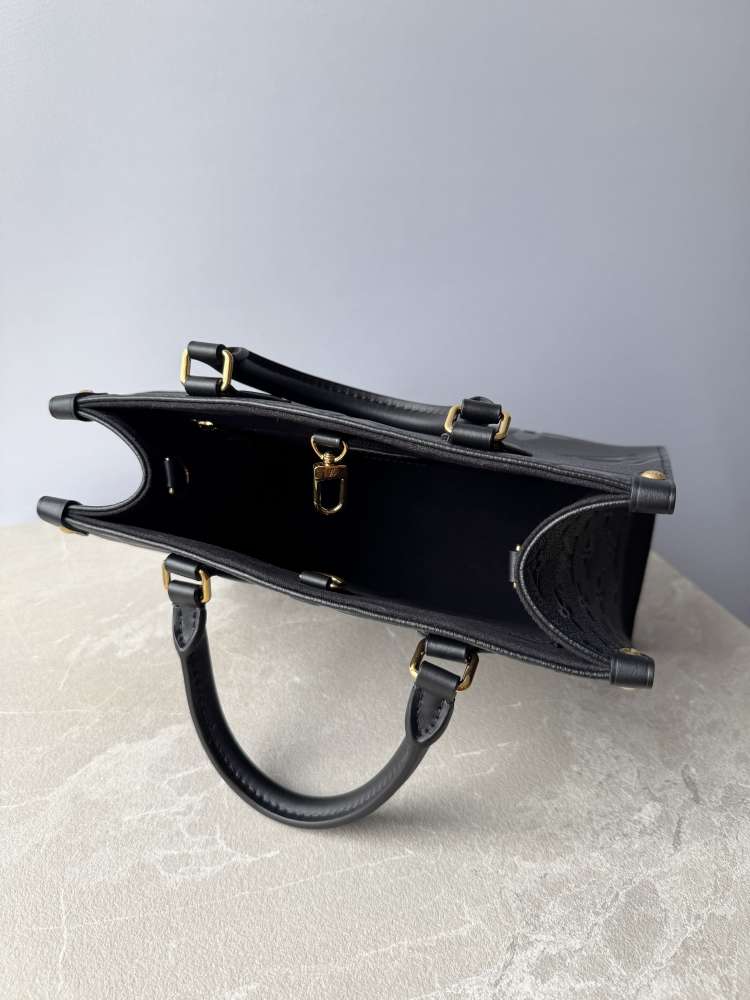 LOUIS VUITTON Onthego PM čierna kabelka taška FULL SET