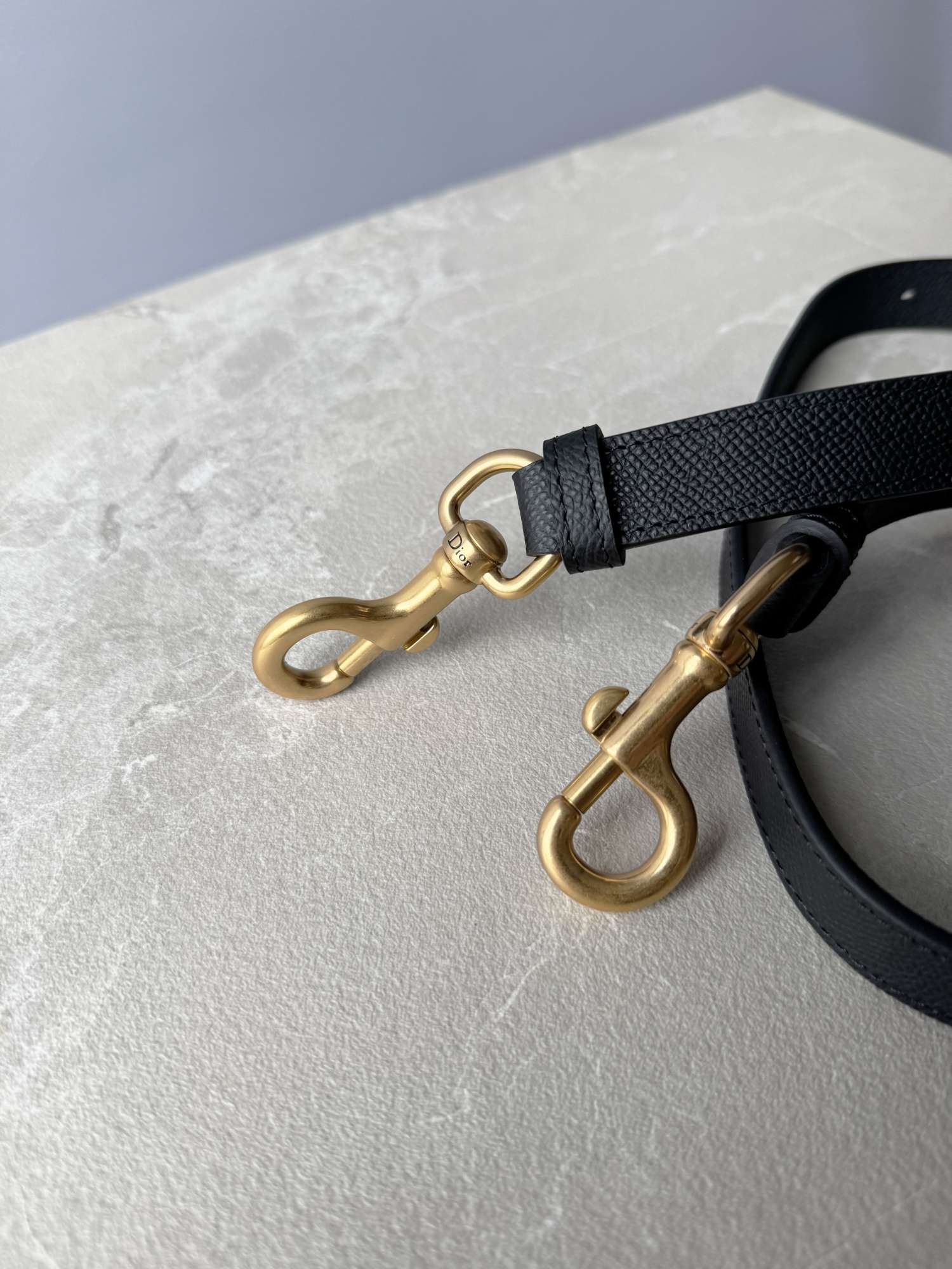 DIOR Medium Saddle Bag čierna kabelka taška komplet balenie