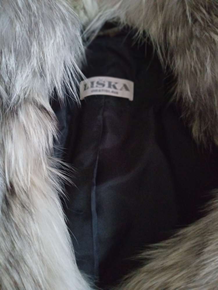 Luxusný pravý kožuch LÍŠKA - TOP STAV