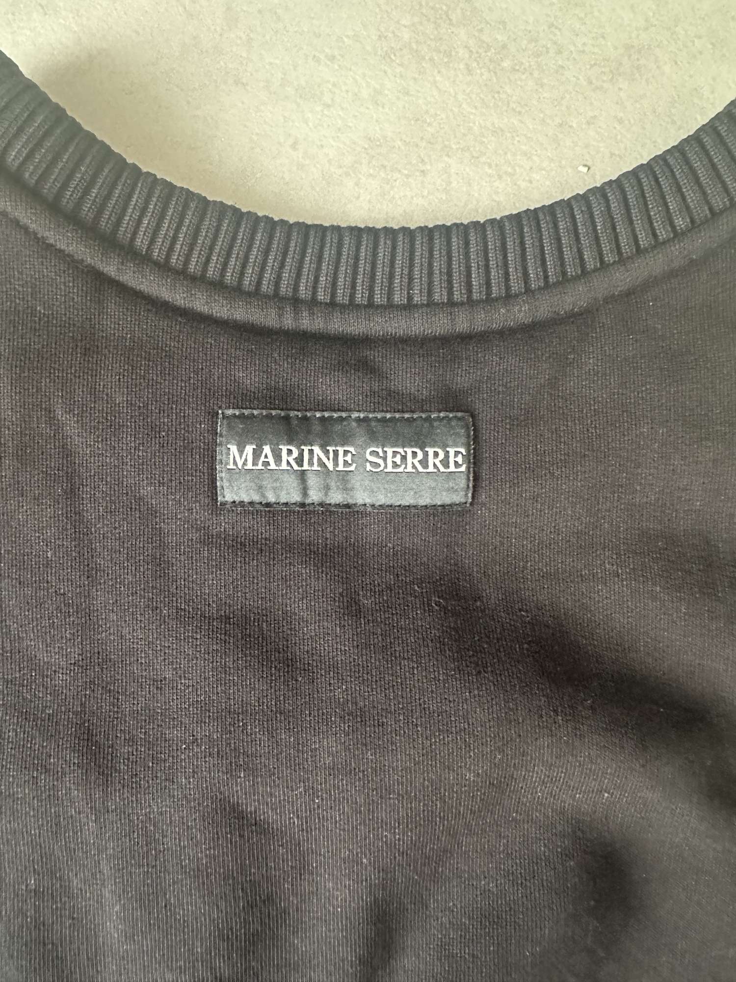 Marine Serre crop mikina