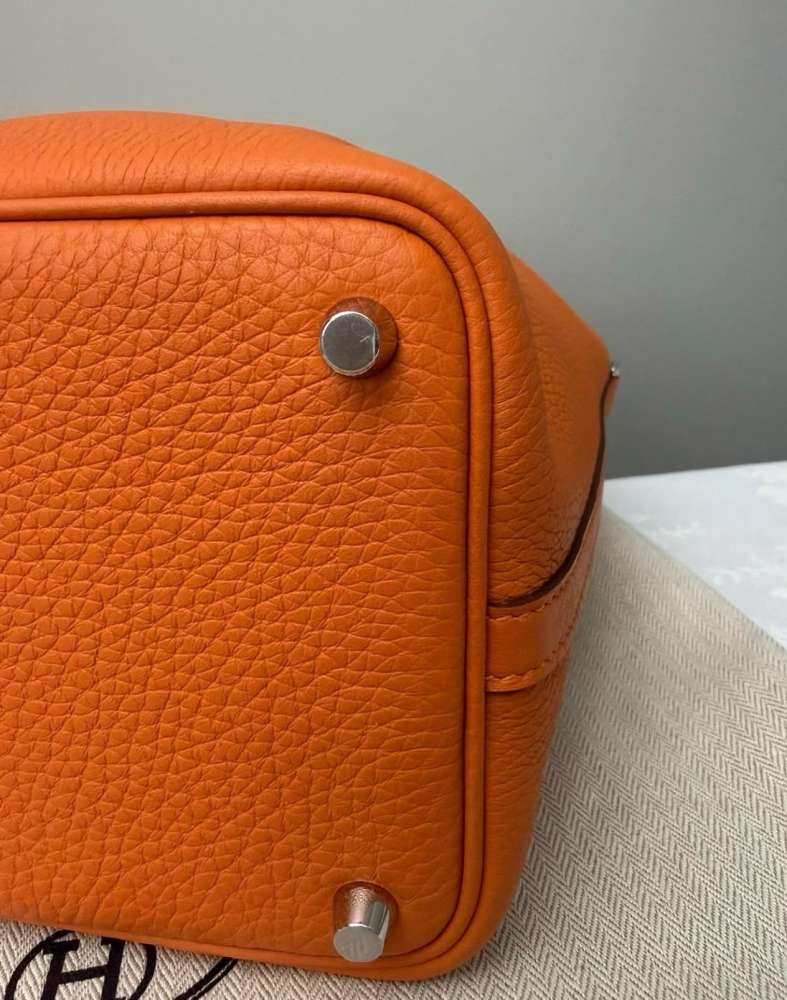 Hermès Picotin 18 Lock Orange Poppy