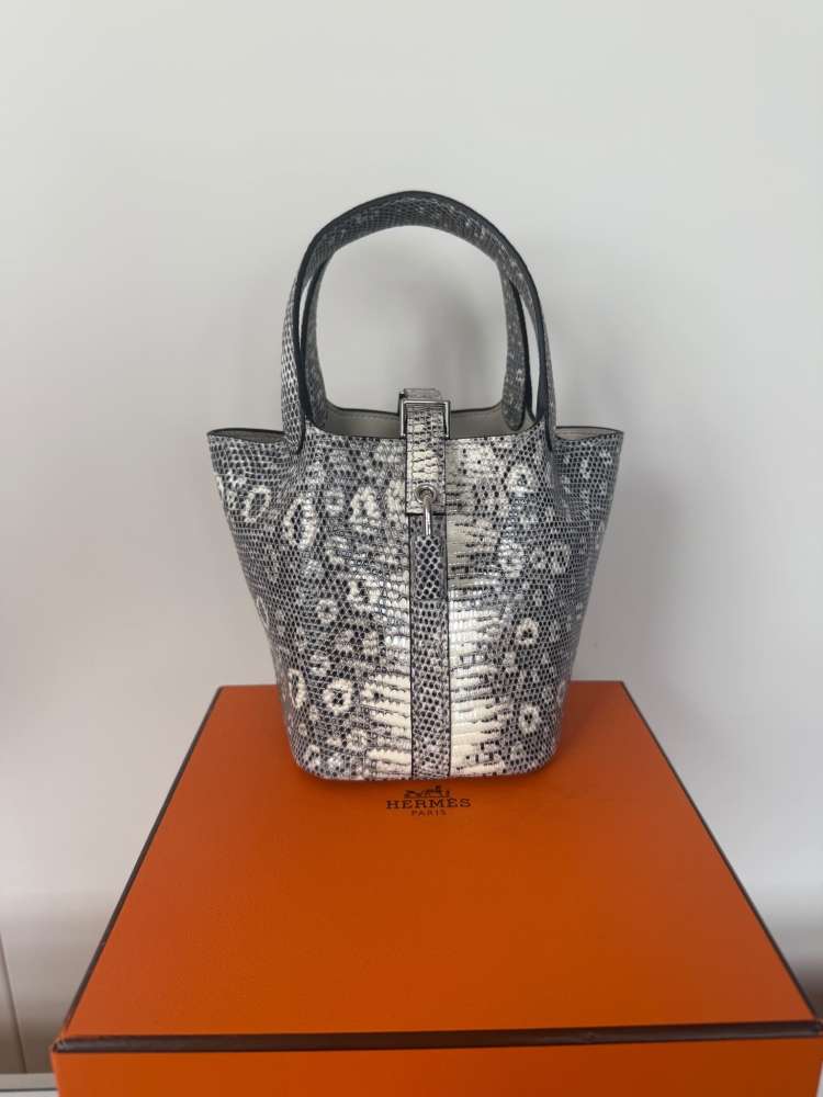 Hermes Picotin Lock 18 Lizzard PHW