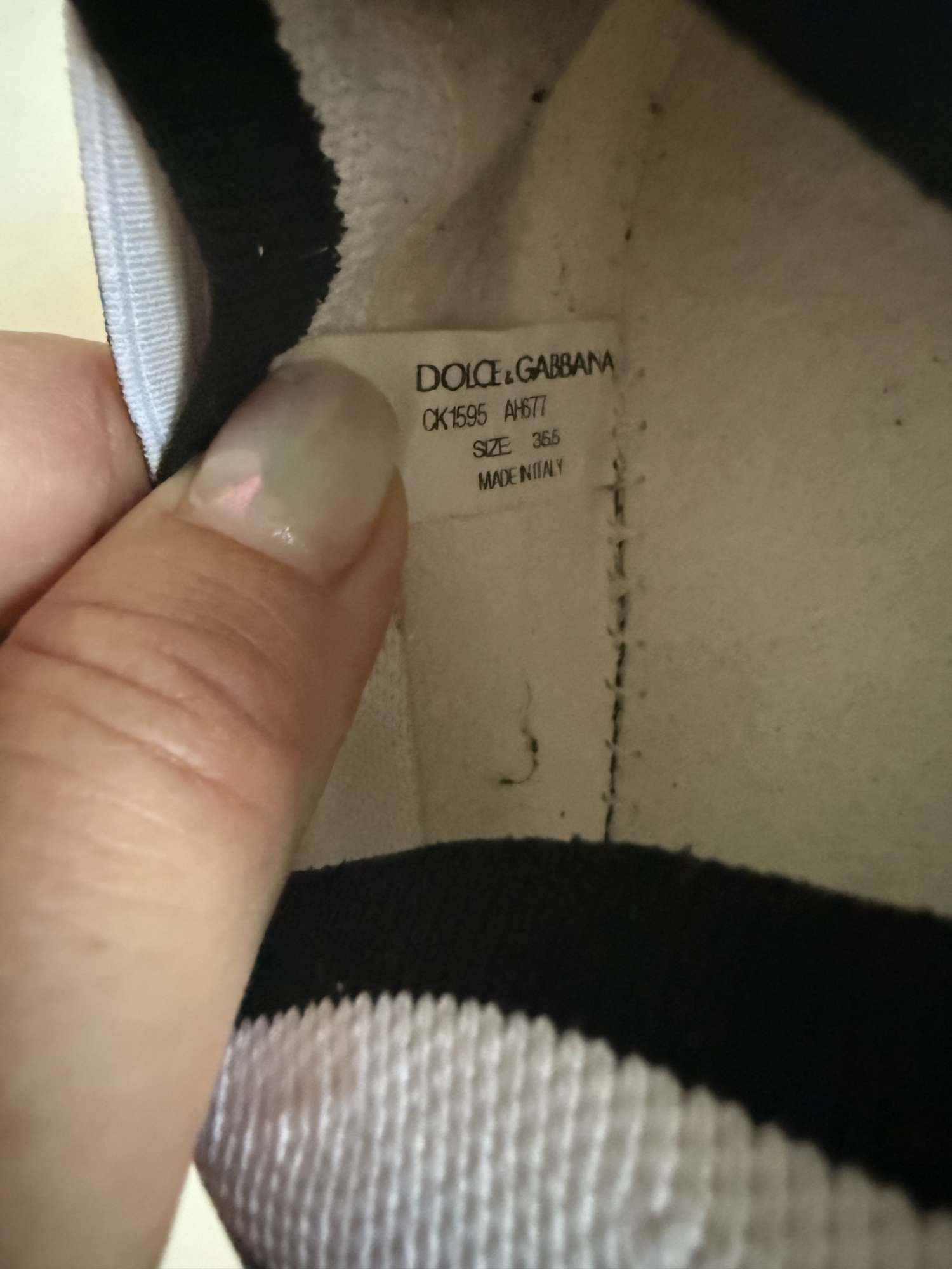 Slip on Dolce Gabbana tenisky 35/36