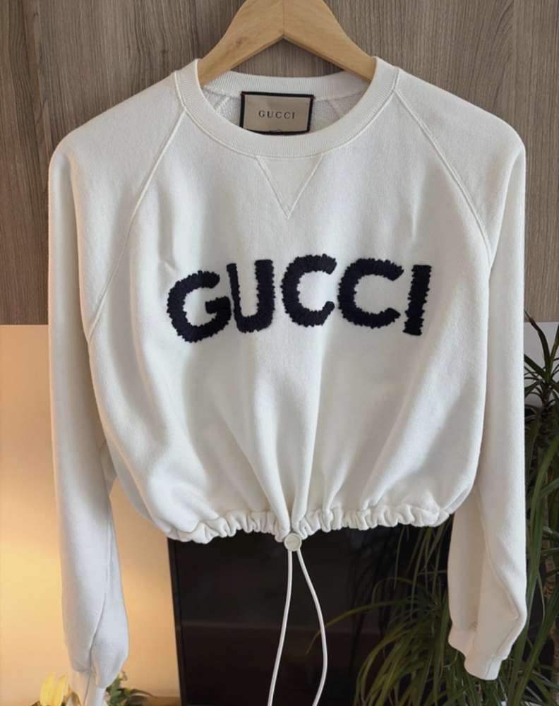 Gucci crop top mikina