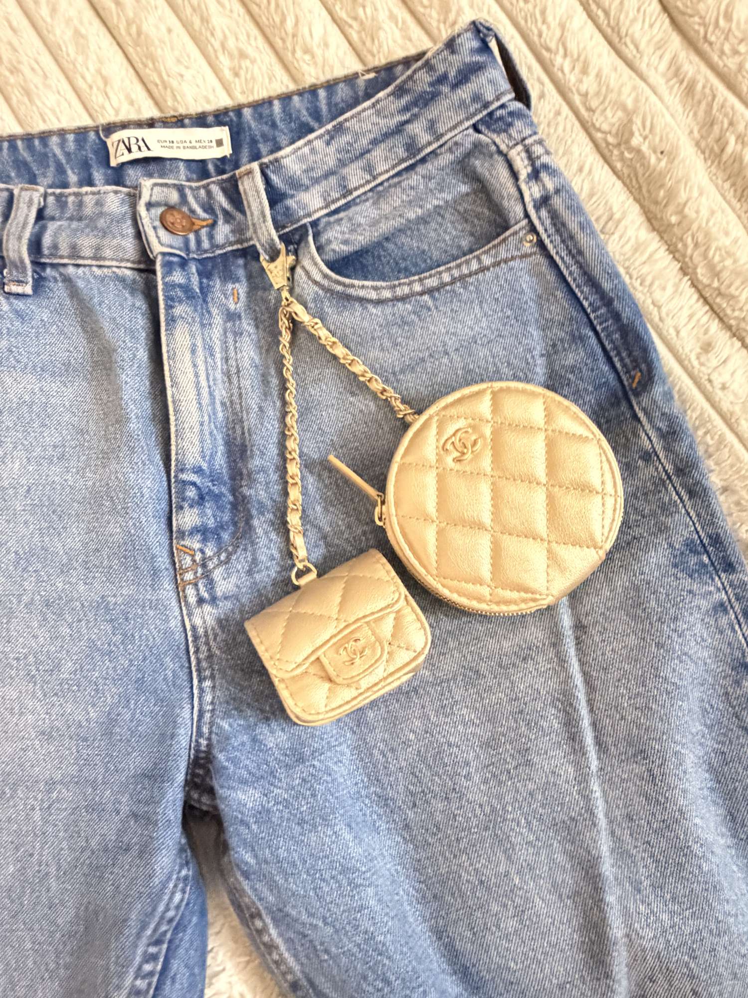 Chanel coin purse and air pod case